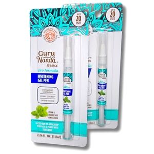 Set Of 2 Guru Nanda Whitening Gel Pen (0.06 oz)
